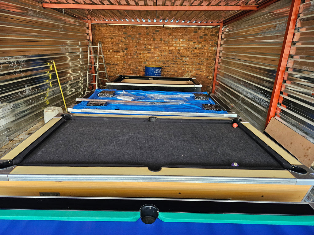 Refurbished coin operated pool table