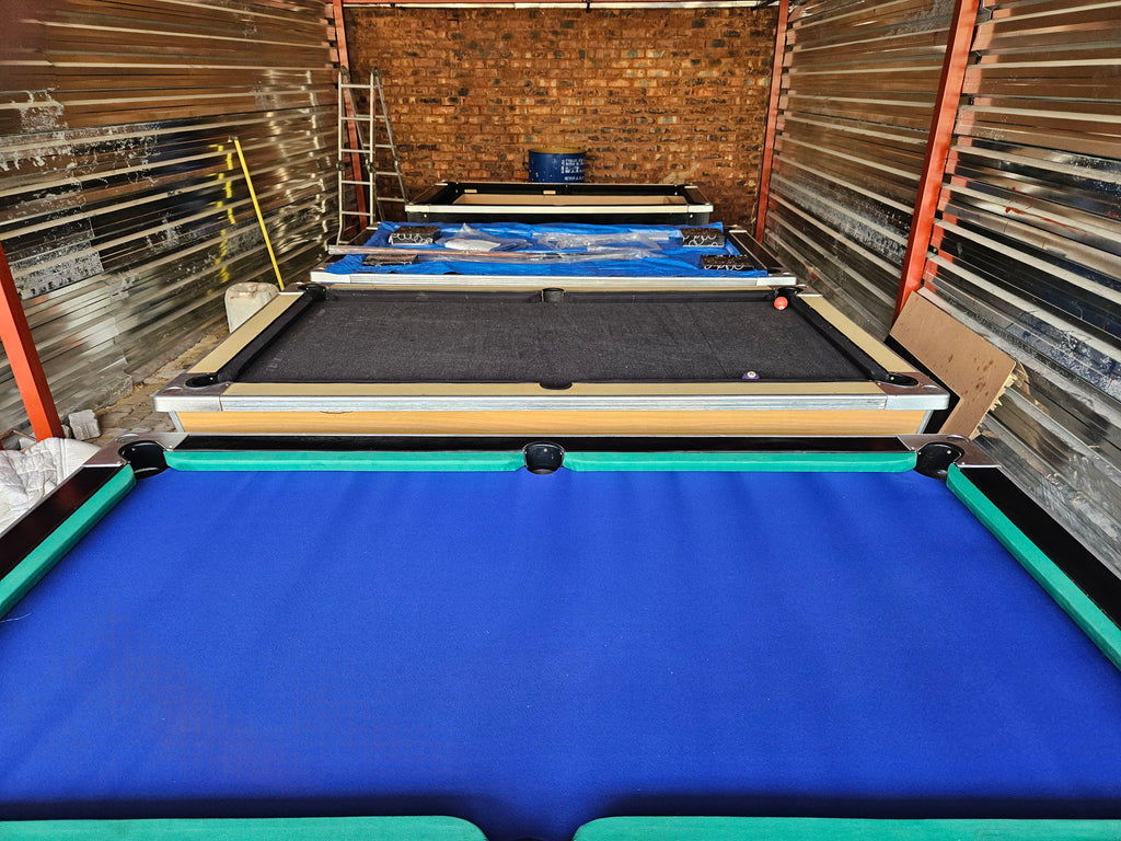 Refurbished coin operated pool table