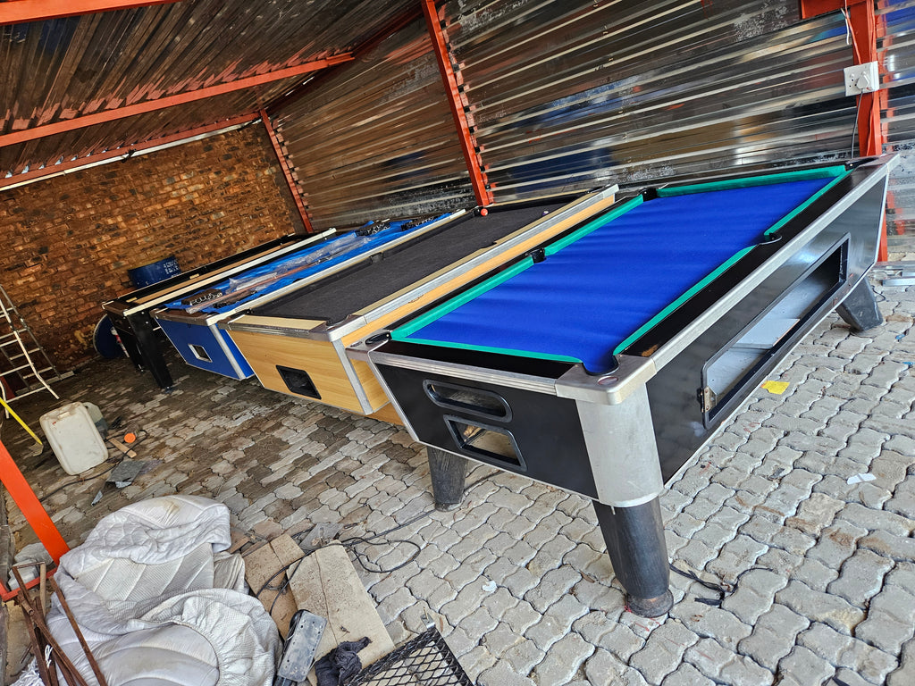 Refurbished coin operated pool table