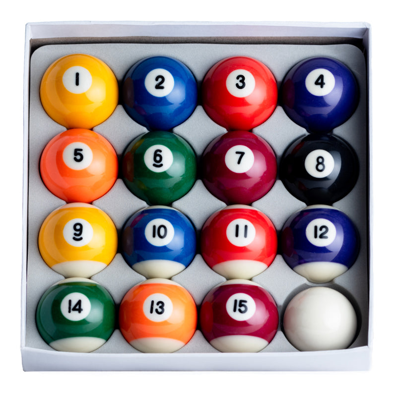 Pool balls (numbered)